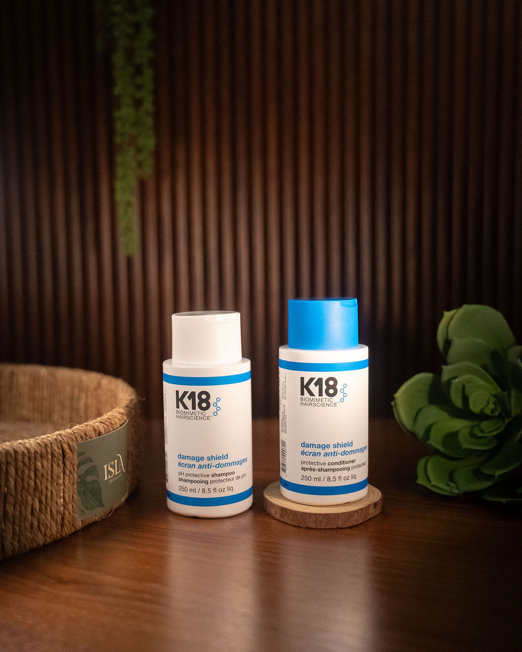 Haircare product available through Isla